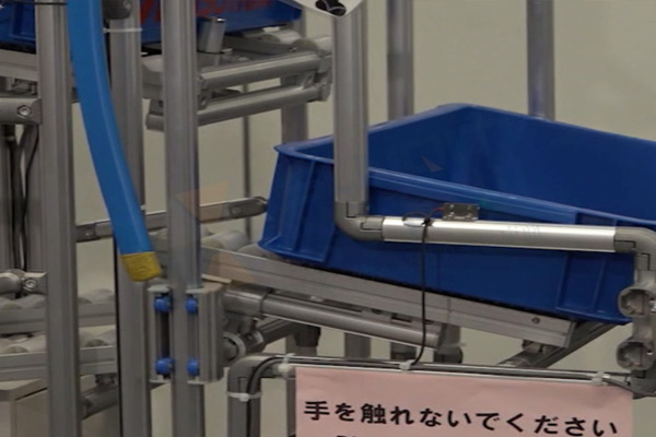 【精益LCIA196】物料自动补给、空箱自动堆垛机构