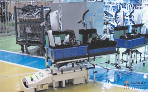 AGV对接物料架 AGV对接物料架