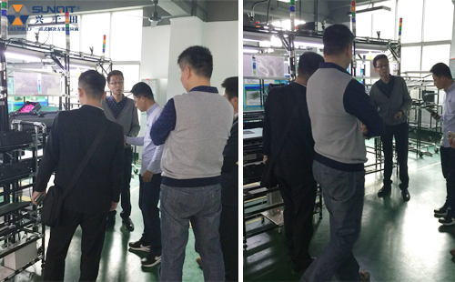 客户参观U型线 客户参观U型线