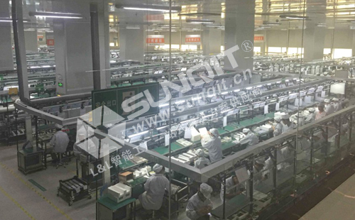 武汉某电脑企业柔性生产线案例 武汉某电脑企业柔性生产线案例