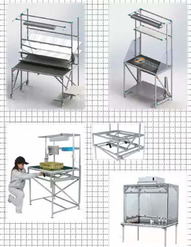 兴千田教大家逐步建立CELL线和JIT物流 兴千田教大家逐步建立CELL线和JIT物流