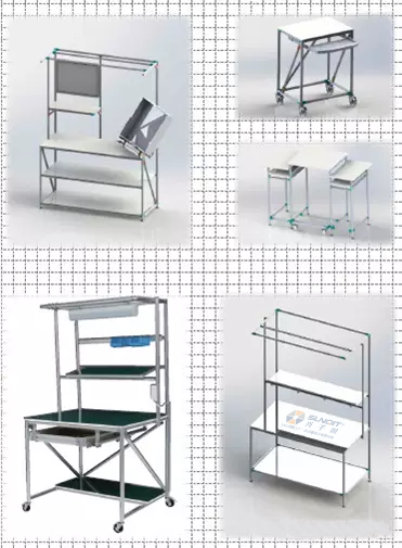 兴千田教大家逐步建立CELL线和JIT物流 兴千田教大家逐步建立CELL线和JIT物流