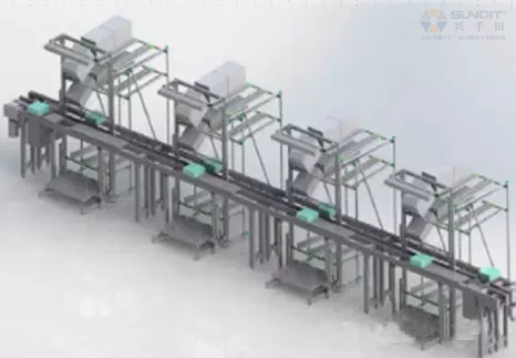 兴千田教大家逐步建立CELL线和JIT物流 兴千田教大家逐步建立CELL线和JIT物流