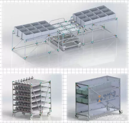 兴千田教大家逐步建立CELL线和JIT物流 兴千田教大家逐步建立CELL线和JIT物流