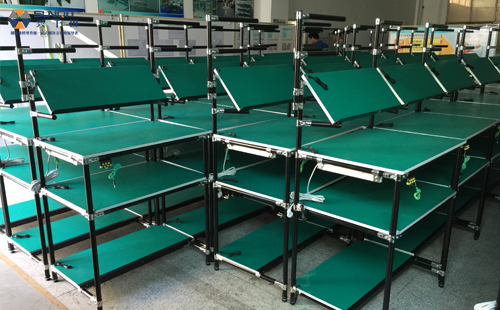 不锈钢<a href='/jingyiguan.html' class='keys' title='点击查看关于精益管的相关信息' target='_blank'>精益管</a>工作台 不锈钢精益管工作台