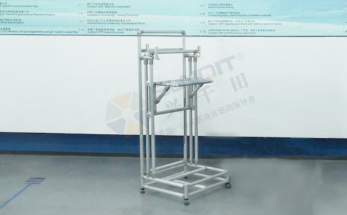 无动力线边物料升降架,低成本自动化