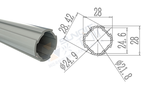 铝合金精益管尺寸 铝合金精益管尺寸