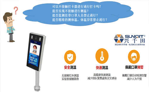 复工必备 红外测温人脸识别智能系统 复工必备 红外测温人脸识别智能系统