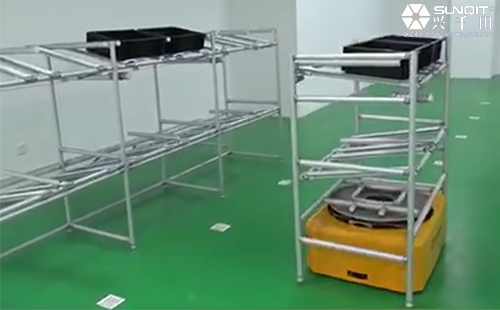 AGV对接货架 成本低又高大上的LCIA应用 AGV对接货架 成本低又高大上的LCIA应用