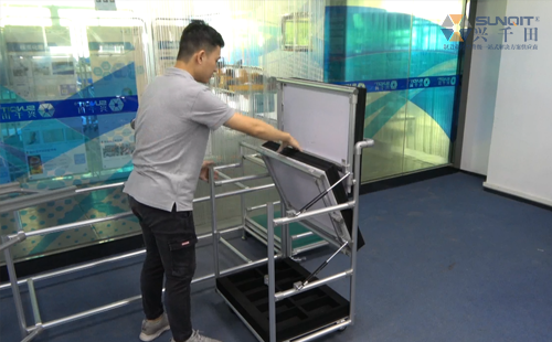 千层车-可以折叠存放物料的<a href='/zhinengyingyuan.html' class='keys' title='点击查看关于LCIA的相关信息' target='_blank'>LCIA</a>周转车