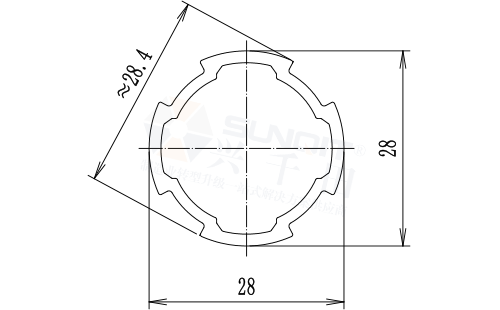 铝合金精益管尺寸图 铝合金精益管尺寸图