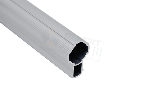 带卡槽铝管实拍图 带卡槽铝管实拍图