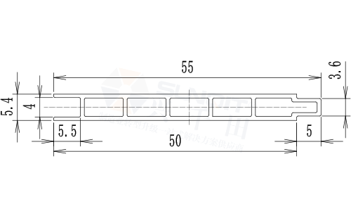 拼接蜂窝层板B尺寸图 拼接蜂窝层板B尺寸图