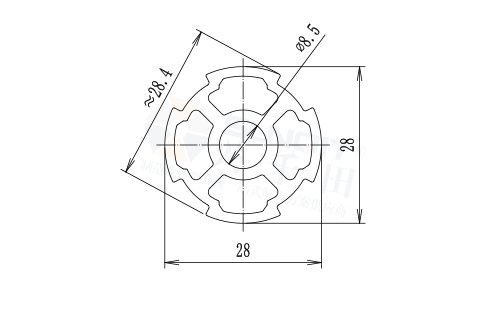 加强精益管尺寸图 加强精益管尺寸图