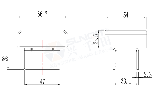 60钣金过桥高接头