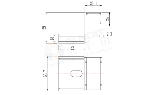 60钣金小轮低接头