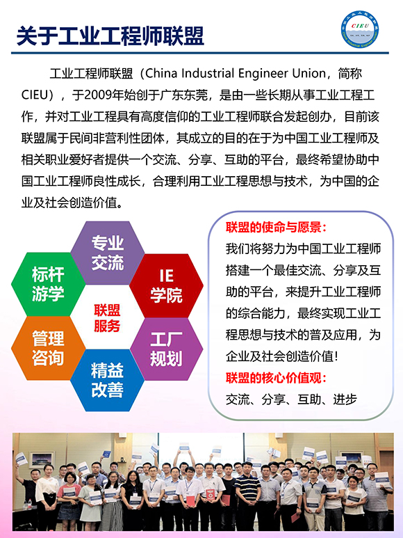 第六届(华南区)工业工程改善大会 第六届(华南区)工业工程改善大会