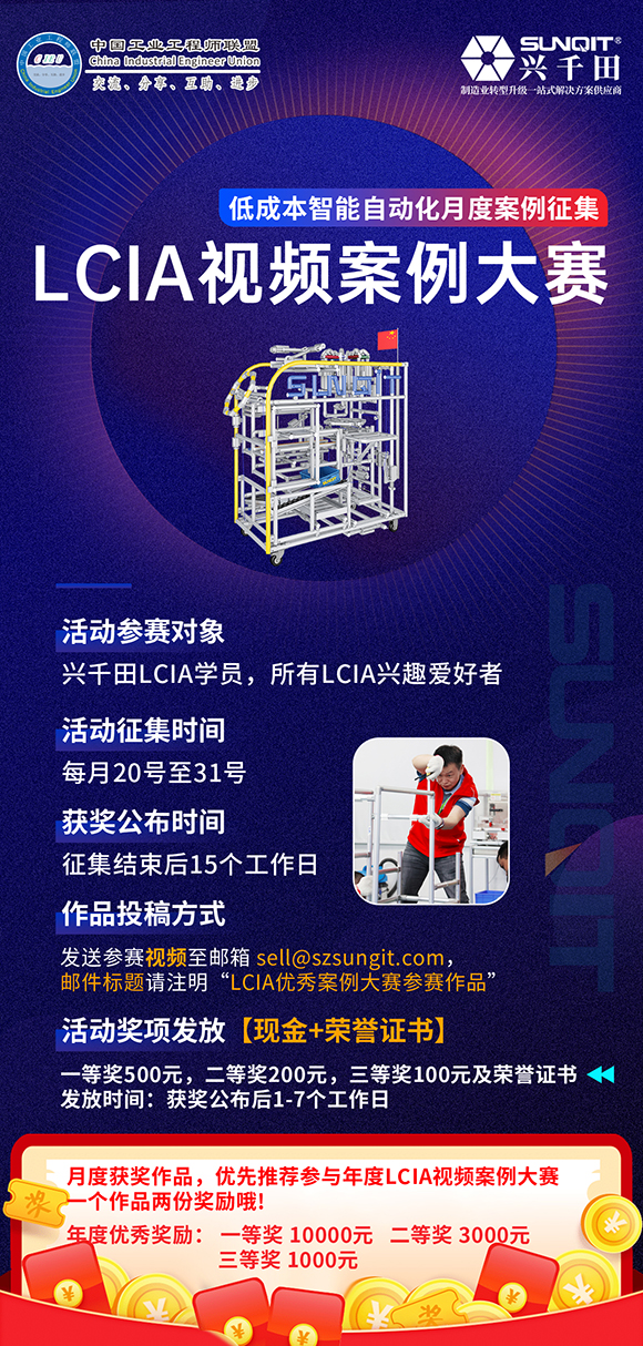 【征集令】LCIA低成本自动化月度优秀案例征集 【征集令】LCIA低成本自动化月度优秀案例征集