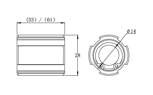 直线导向组件尺寸图