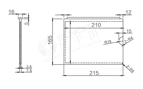 工位铭牌B尺寸图