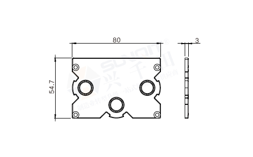 铝合金线槽封盖尺寸图