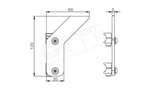 阻挡片套件尺寸图
