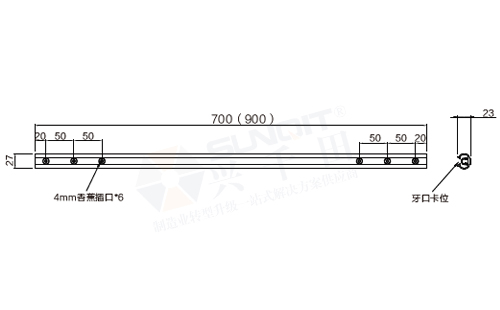 快接型静电排模组尺寸图