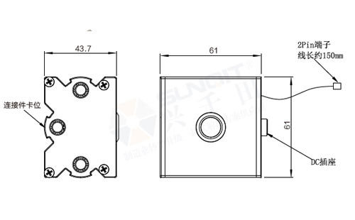 单位开关组件尺寸图