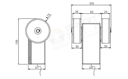 起动滚轮尺寸图