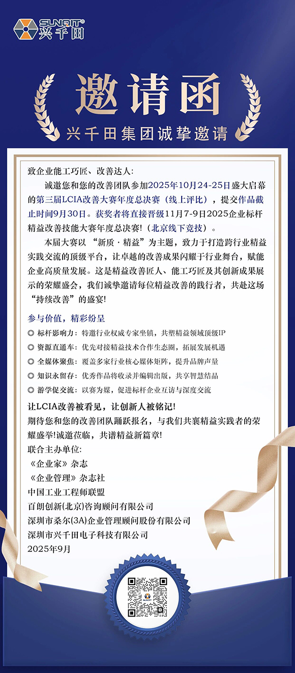 第三届LCIA改善大赛暨2025企业标杆精益改善技能大赛2 第三届LCIA改善大赛暨2025企业标杆精益改善技能大赛2