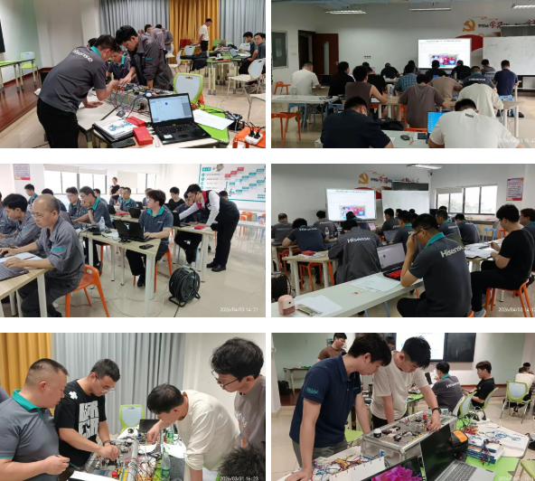 兴千田智能助力海信集团第二届LCIA大赛电气与PLC编程培训（江门站）纪实4